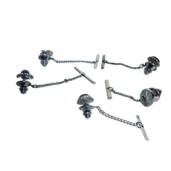 Vintage Lot Of 5 Tie Tacks (6048) - Picture 5 of 5